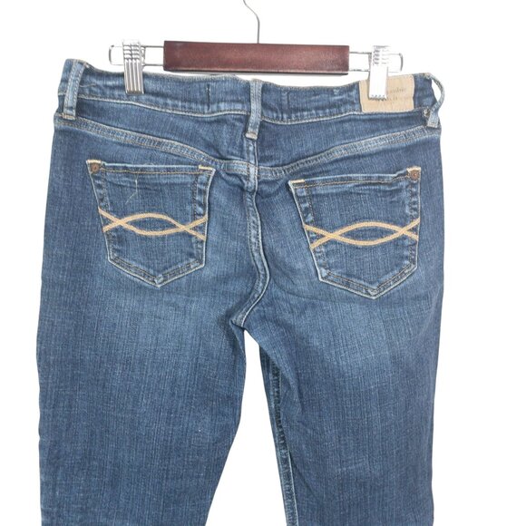 Bundle of Abercrombie Denim SZ 27 Light Wash and Dark Wash Jeans Skinny Leg Low - Picture 12 of 14